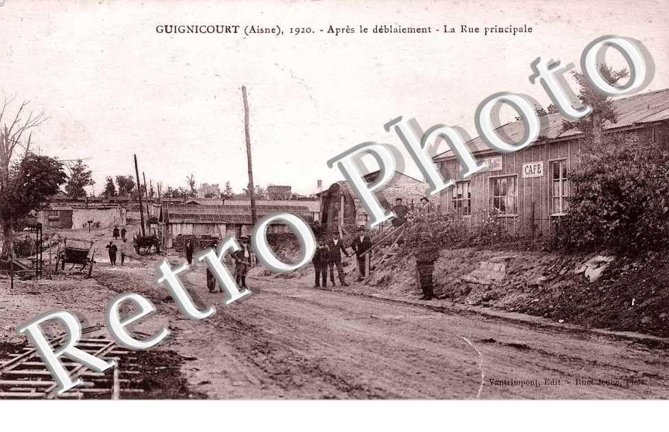 la rue principale - Apres deblaiement