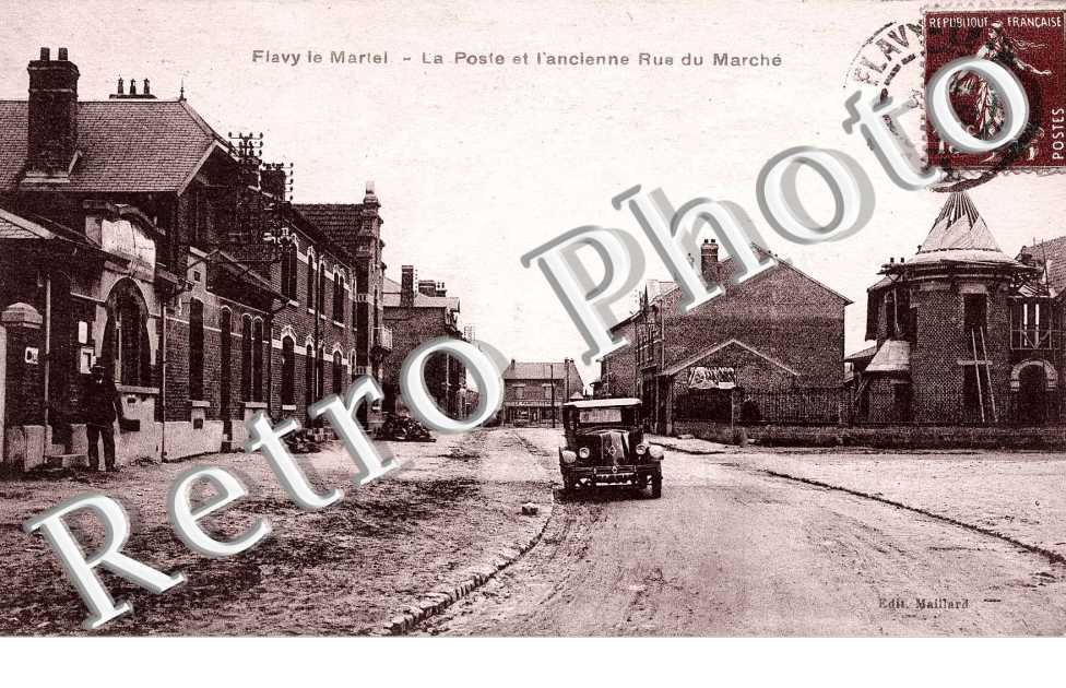 la Poste et l&#039;ancienne rue du marche
