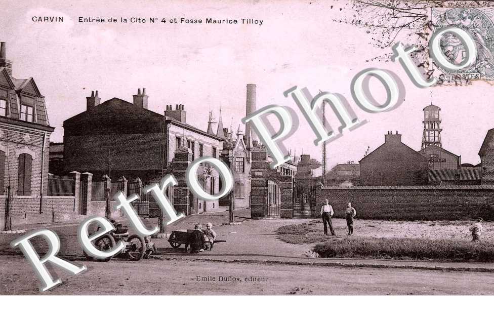 ENTREE DE LA CITE N°4 ET FOSSE MAURICE TILLOY