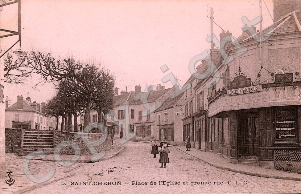 Place de l&#039;eglise et grande rue