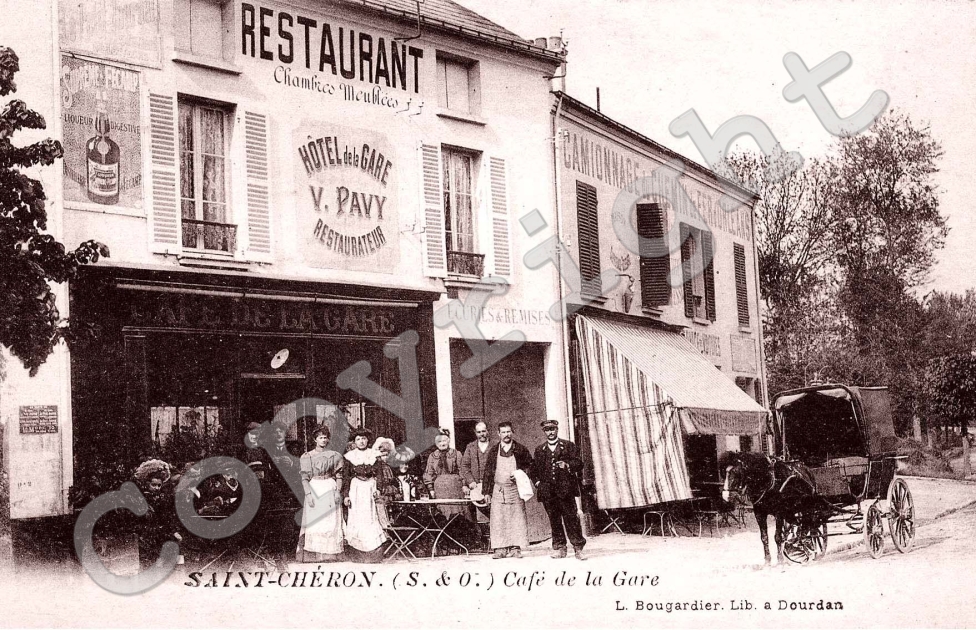 Cafe de la gare - V. Pavy