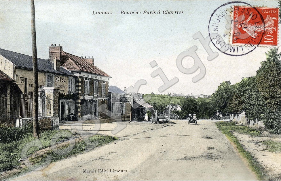 Route de Paris a Chartres