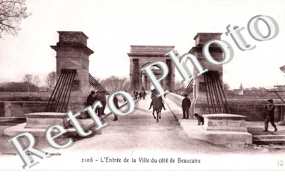 l&#039;entree de la ville du cote de beaucaire