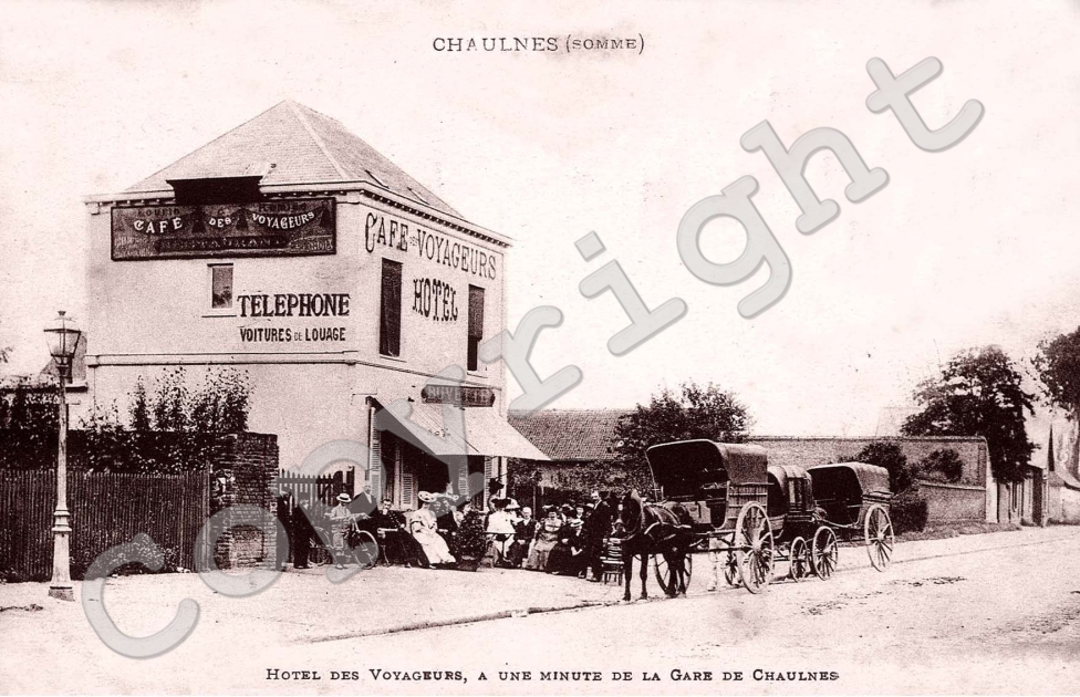 Hotel des voyageurs  - attelage de cheval
