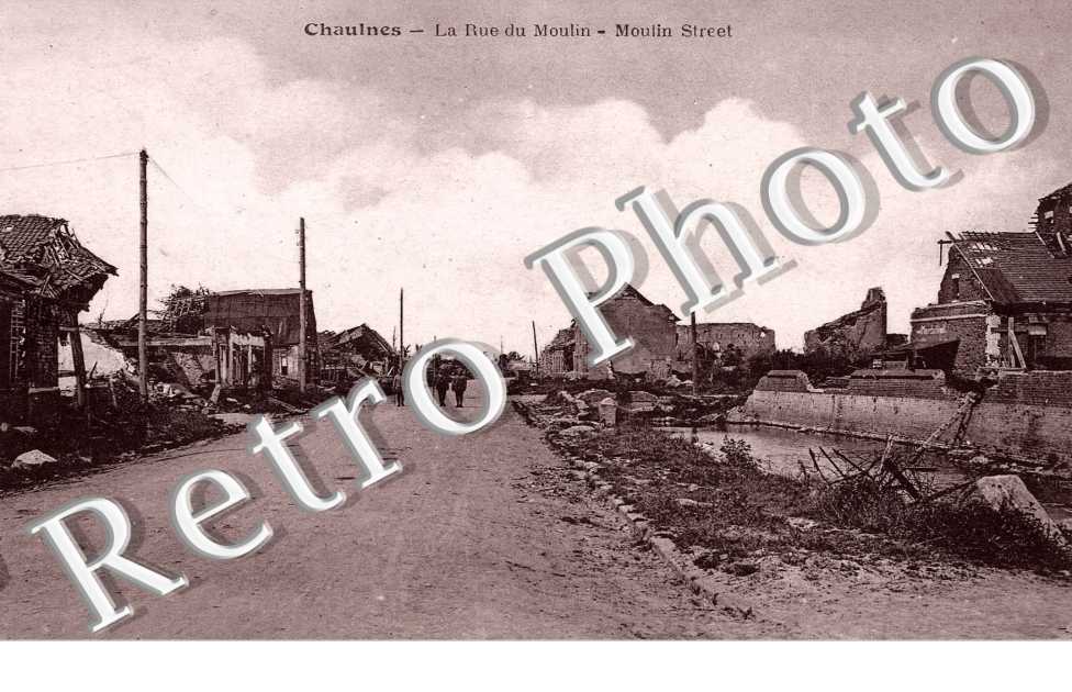 La rue du moulin - Ruines