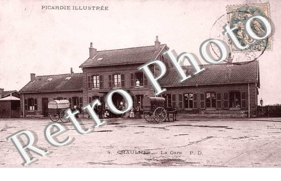 La gare - attelages de cheval