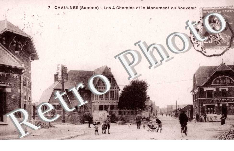 Les 4 Chemin et le Monument du Souvenir