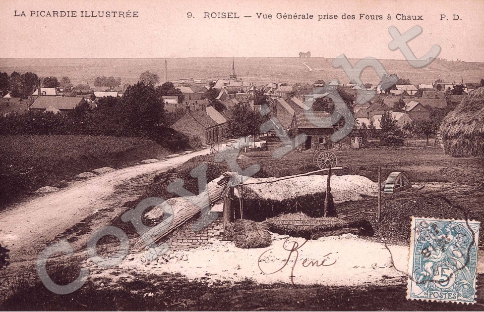 vue generale prise des fours a chaux