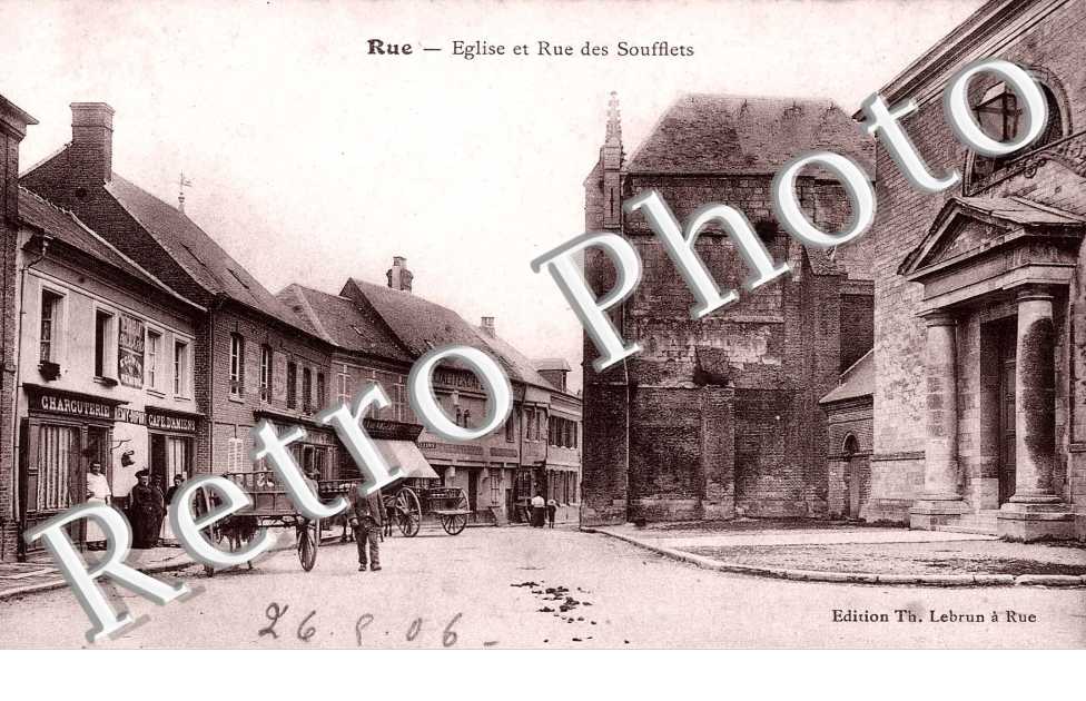 Eglise et rue des soufflets