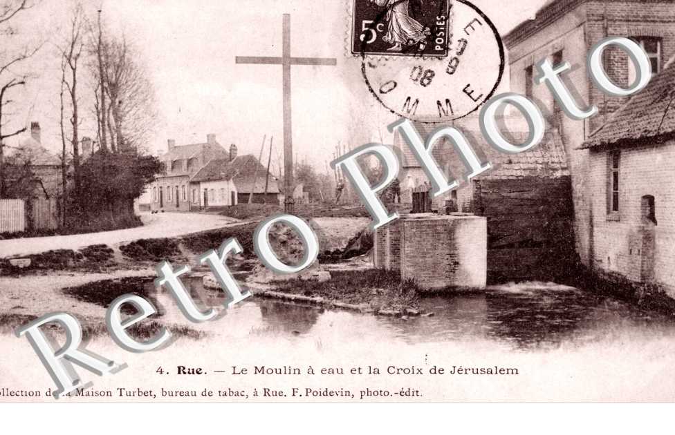 le Moulin a Eau et la Croix de Jerusalem