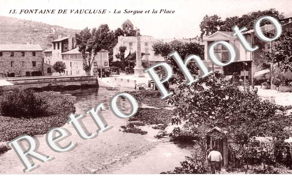 la Sorgue et la place