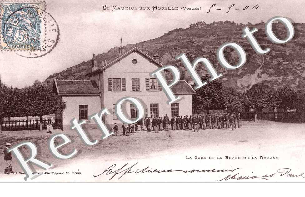 La gare et la revue de la Douane