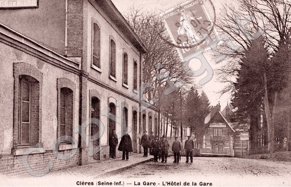 La gare et l&#039;hotel de la gare
