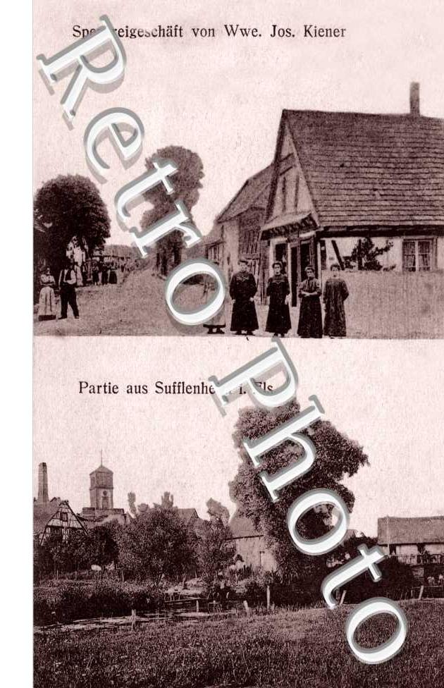 Spezereigeschaft von Wve. Jos. Kiener Partie aus Sufflenheim i. Els