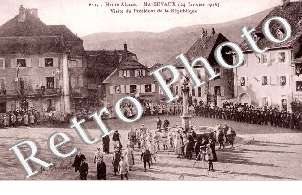 Visite du president de la republique ke 24 janvier 1916