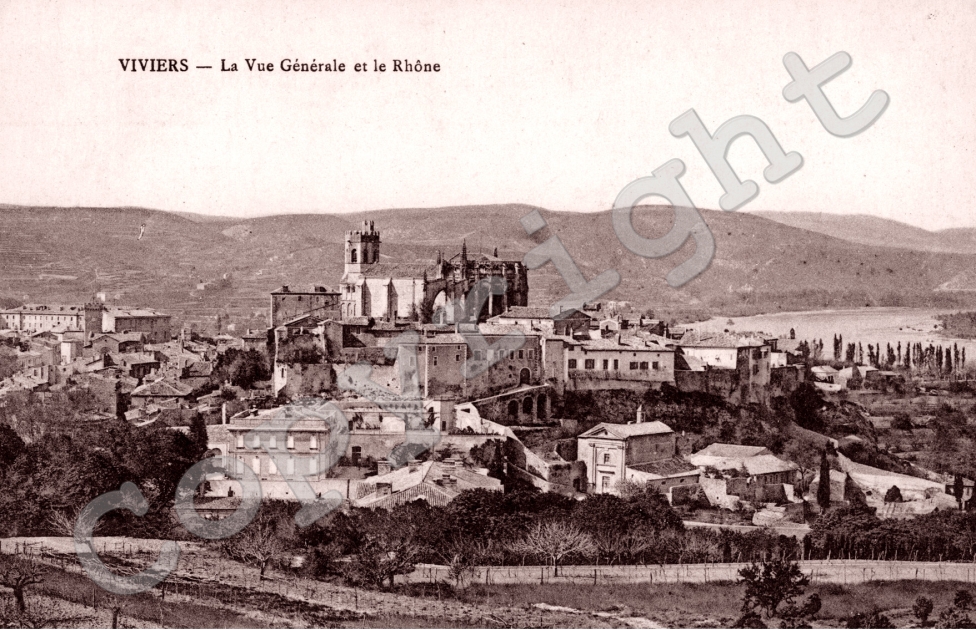 Vue Generale et le Rhone