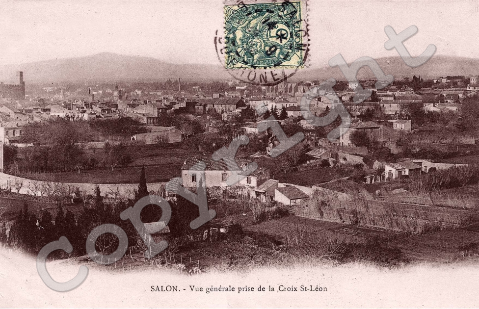 vue generale prise de la croix saint leon