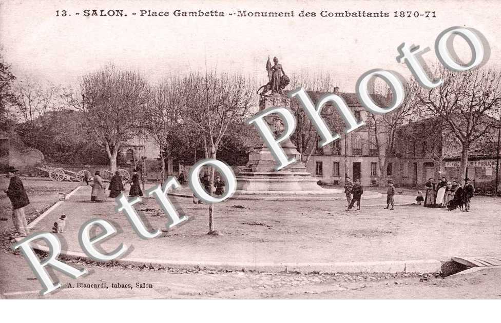 place gambetta - monument des combattants 1870-71