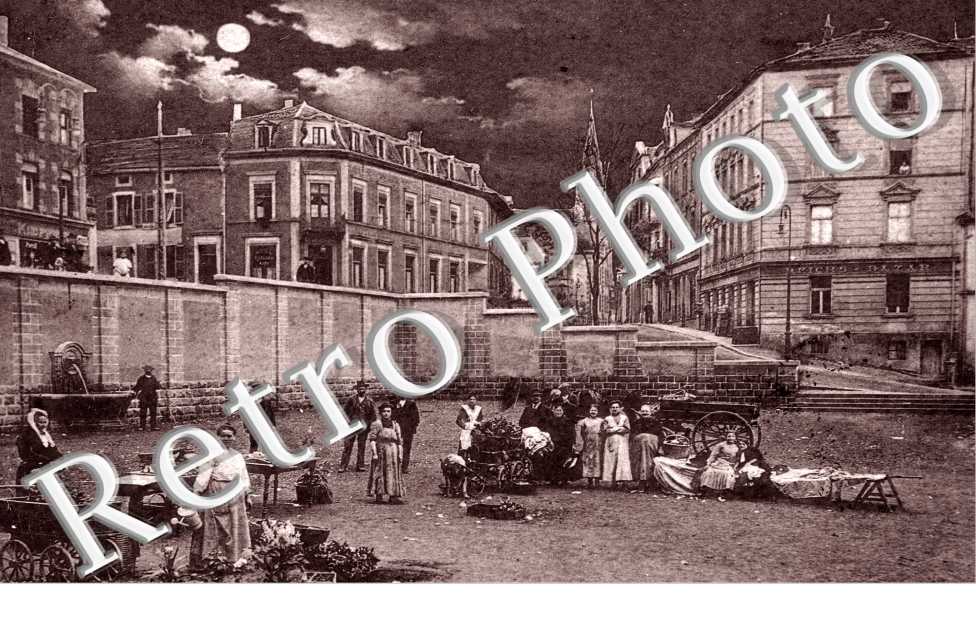 ansicht der grossestrasse und marktplatz