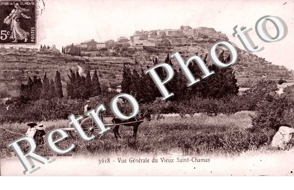 vue generale du vieux saint chamas
