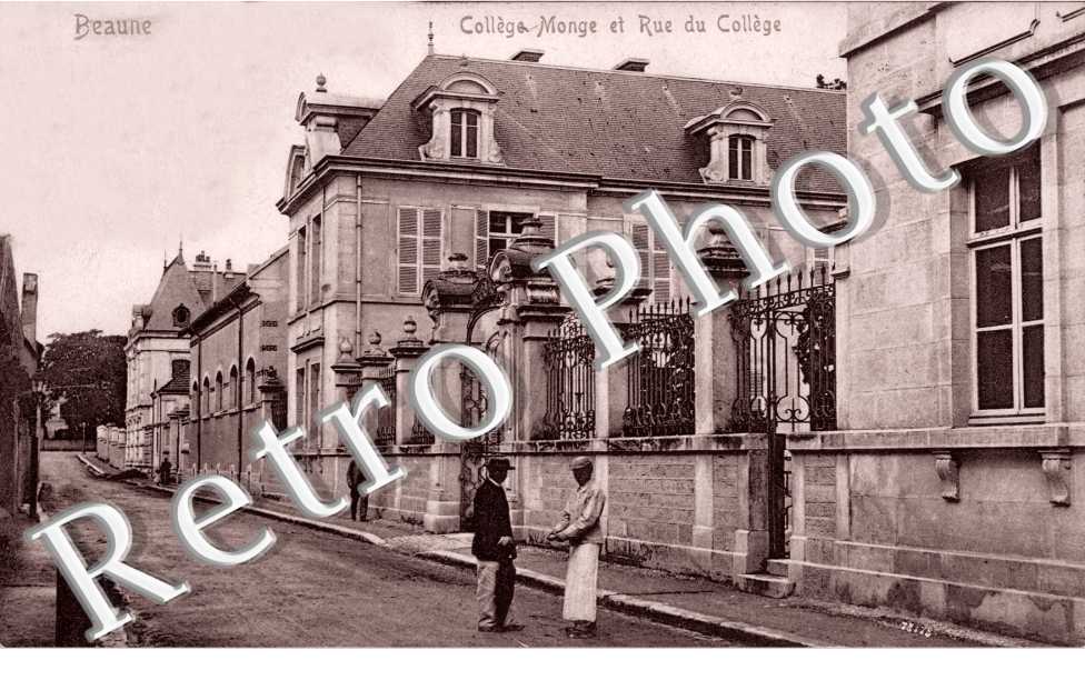 Collège Monge et rue du Collège
