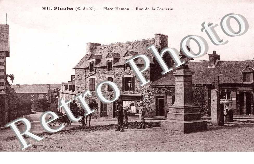 la place Hamon - rue de la Corderie