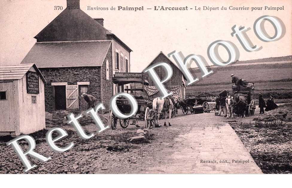 le depart du courrier pour Paimpol