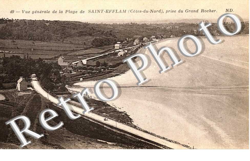 vue generale de la Plage de Saint Efflam
