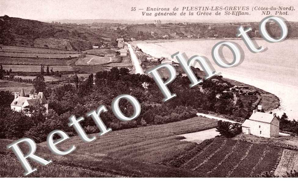 Vue generale de la Greve de Saint Efflam