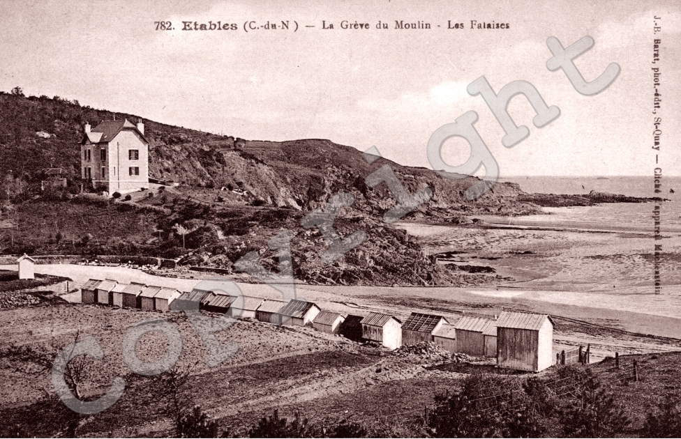 La Greve du Moulin, les falaises