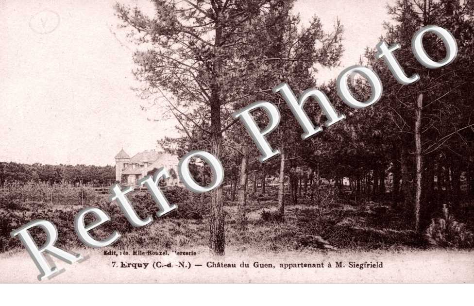 Erquy Chateau du Guen, appartenant a M. Siegfrield
