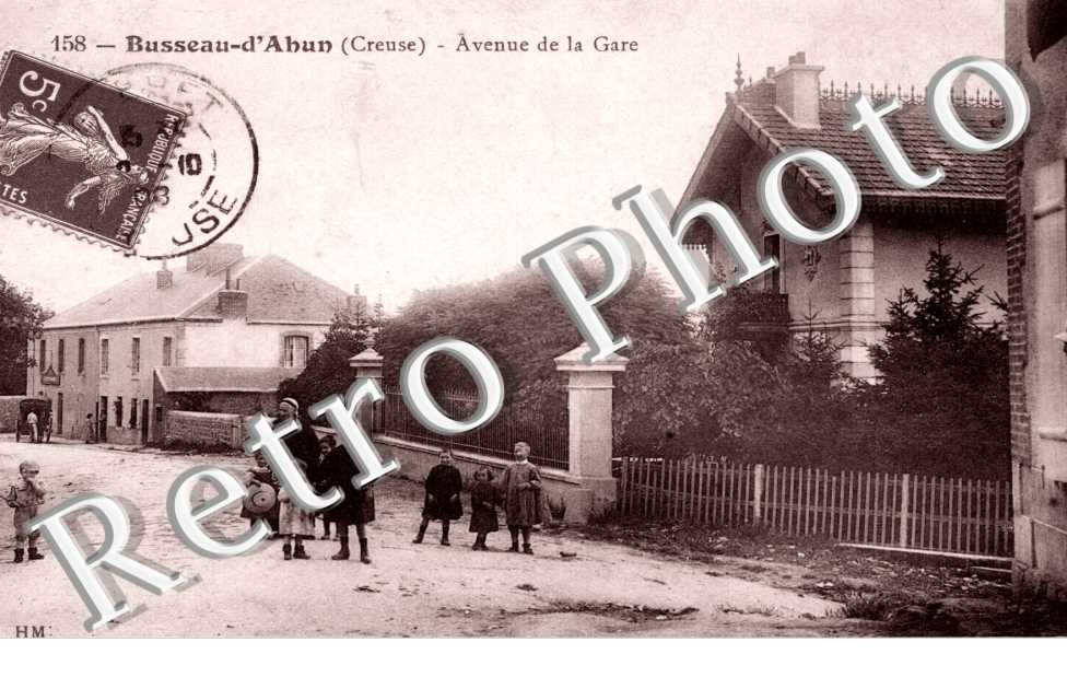 Busseau d&#039;Ahun Avenue de la gare