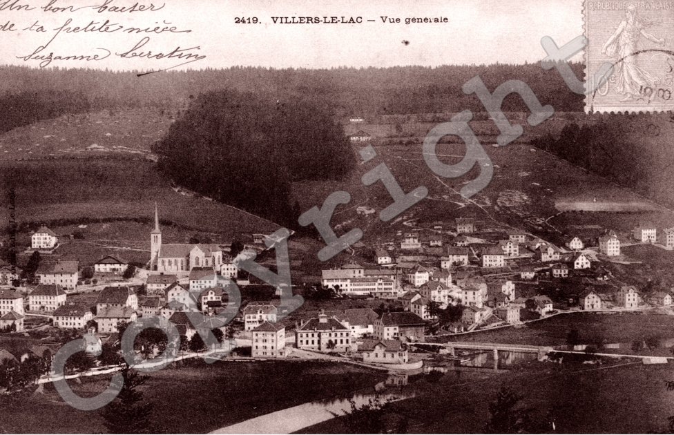 Villers-le-Lac, Vue Generale