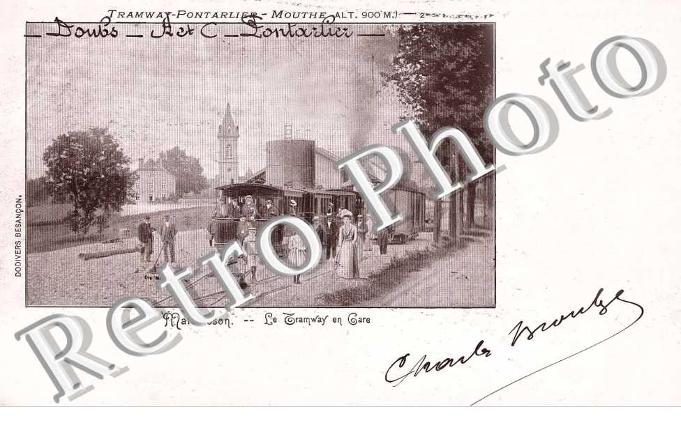 le tramway en gare