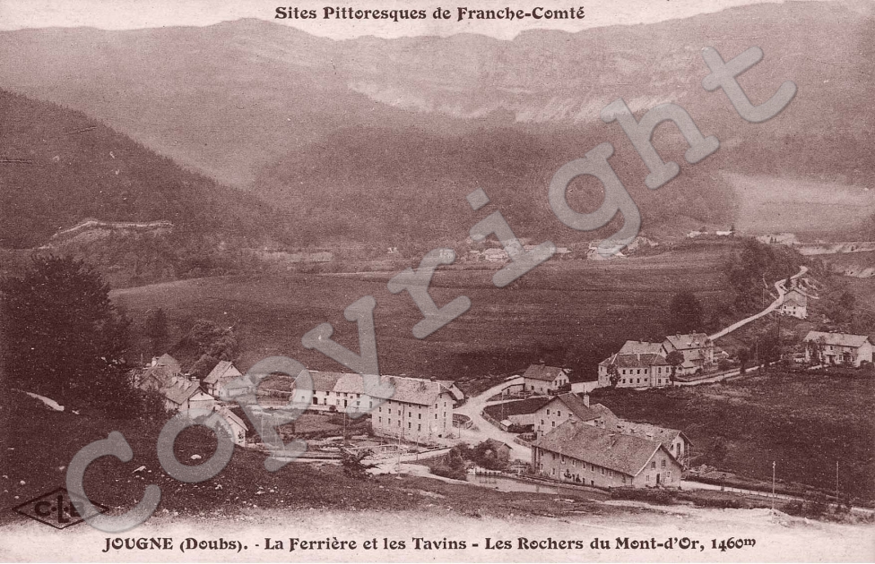 La Ferriere et les Tavins, les rochers du Mont d&#039;or