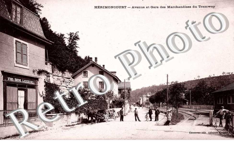 avenue et gare des marchandises du tramway