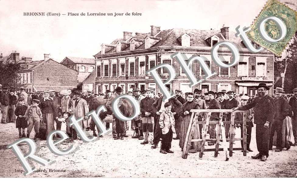 place de lorraine un jour de foire