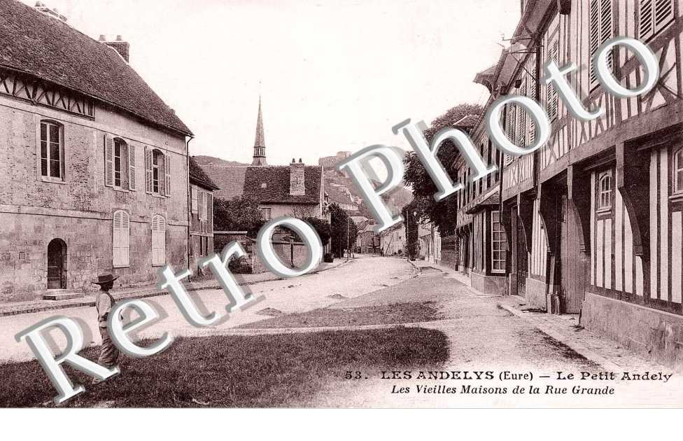 Petit Andely - Vieilles maisons de la rue grande