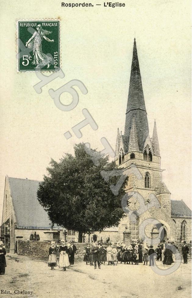 l&#039;eglise (toilee couleur)