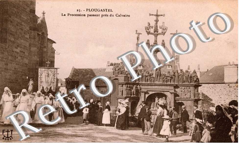 La procession pres du calvaire