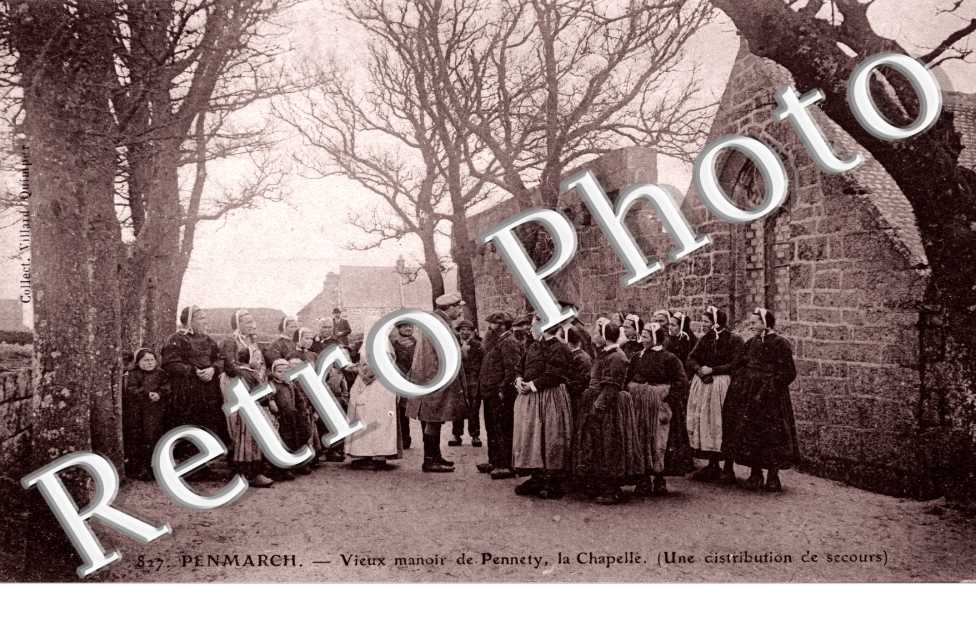 vieux manoir de Pennety, la chapelle (une distribution de secours)