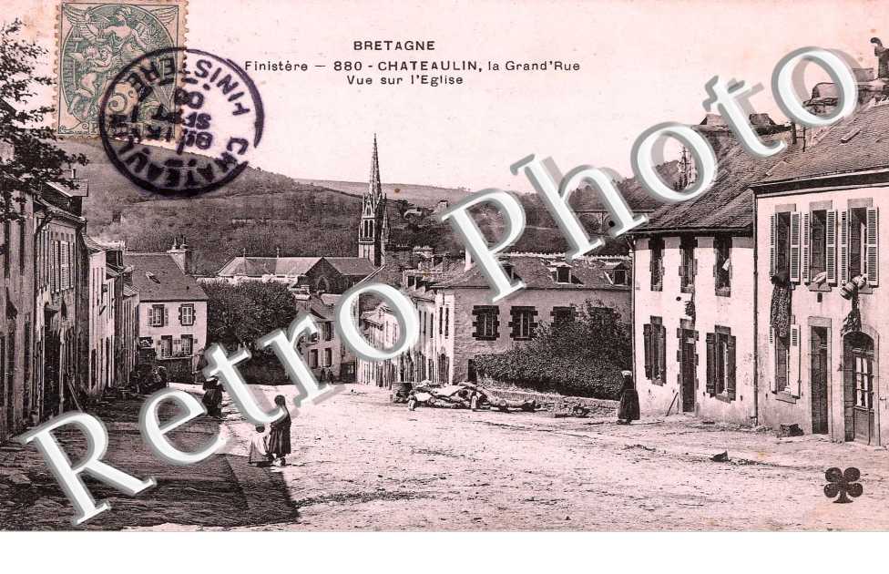 la grand&#039;rue, vue de l&#039;eglise