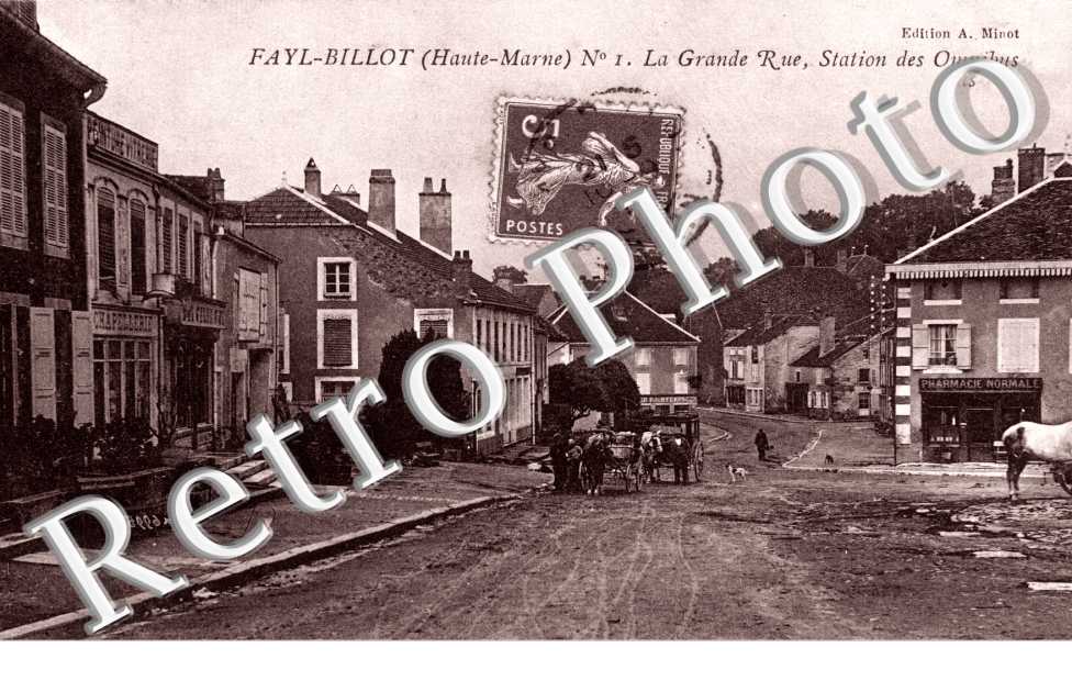 la grande rue, station des omnibus