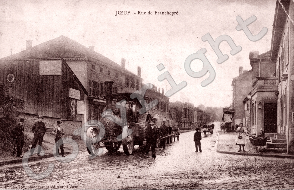 rue de franchepre (Tracteur a vapeur)