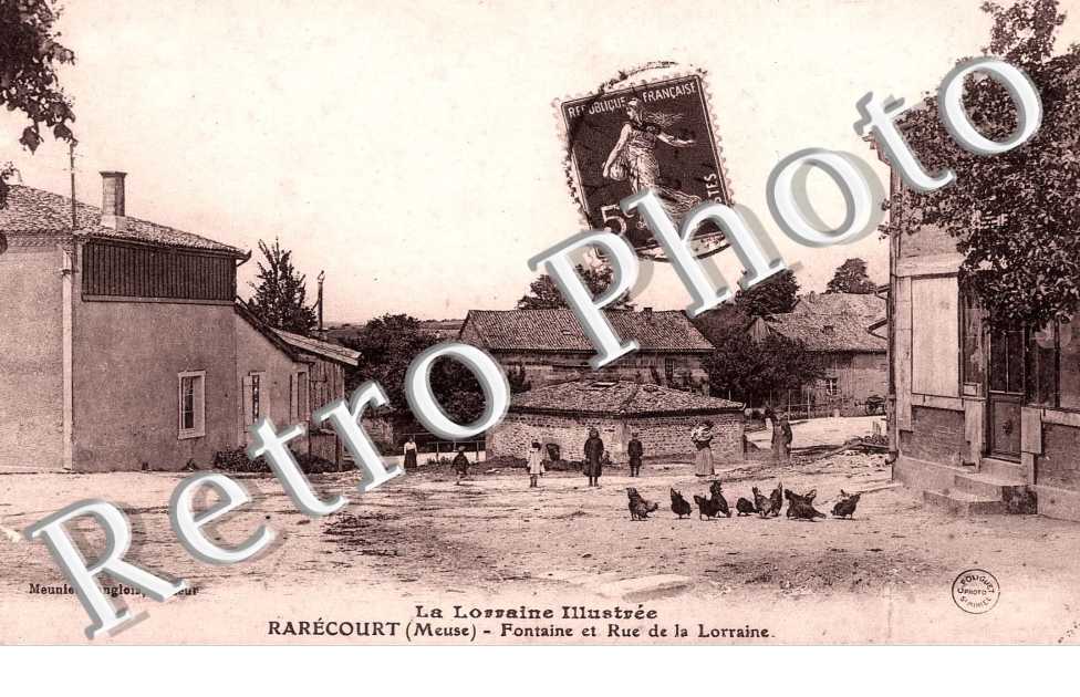 Fontaine et rue de la LOrraine