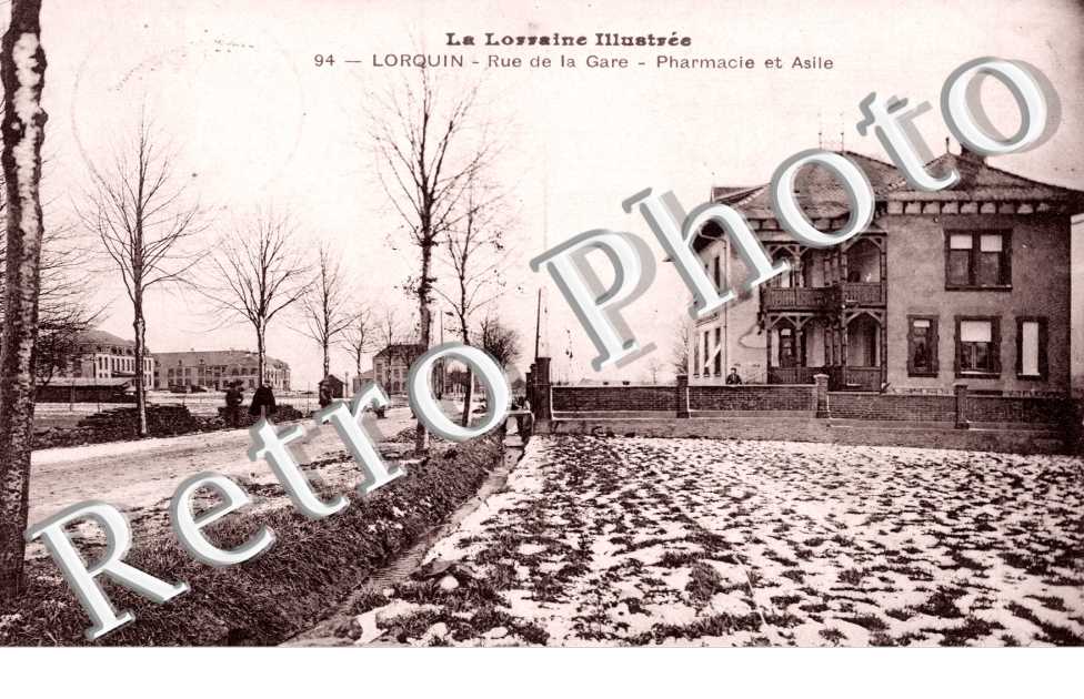 Rue de la Gare, Pharmacie et Asile