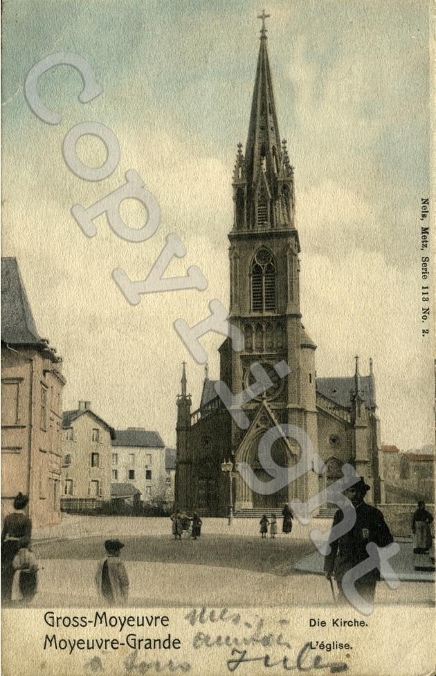 DE Nels serie 113 nÂ° 2 kirche eglise (couleur)