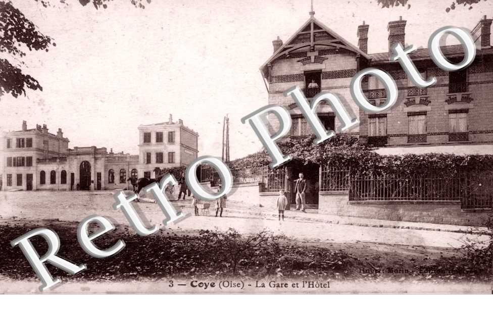 Coye-la-Foret, la Gare et l&#039;Hotel
