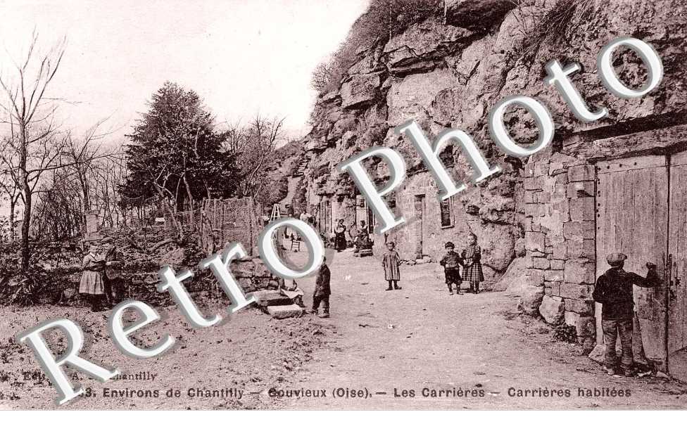 les carrieres, carrieres habitees