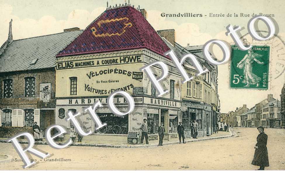 entree de la rue de rouen